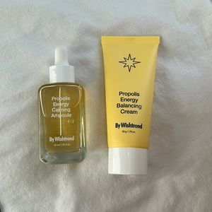 By WISHTREND propolis energy calming ampoule and balancing cream
